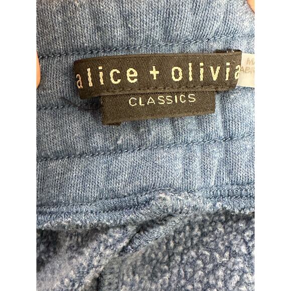 Alice + Olivia NYC chambray blue joggers size Small - Picture 6 of 9
